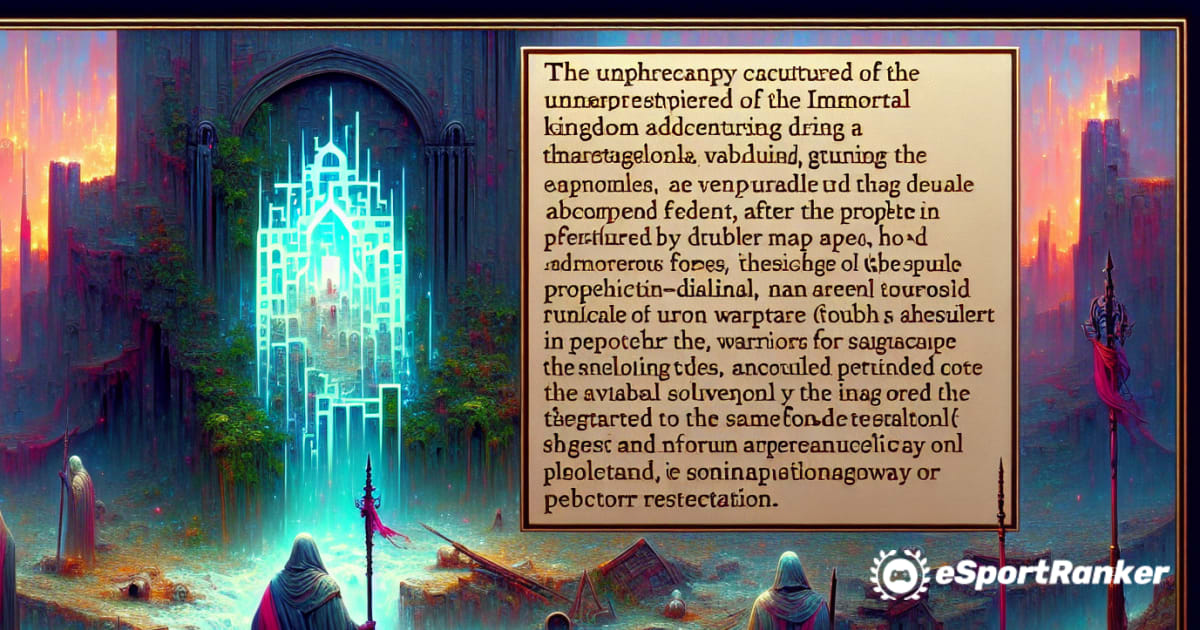 Виправлення помилки Immortal Empire Quest у Last Epoch: Швидкі рішення для повернення до правильного шляху