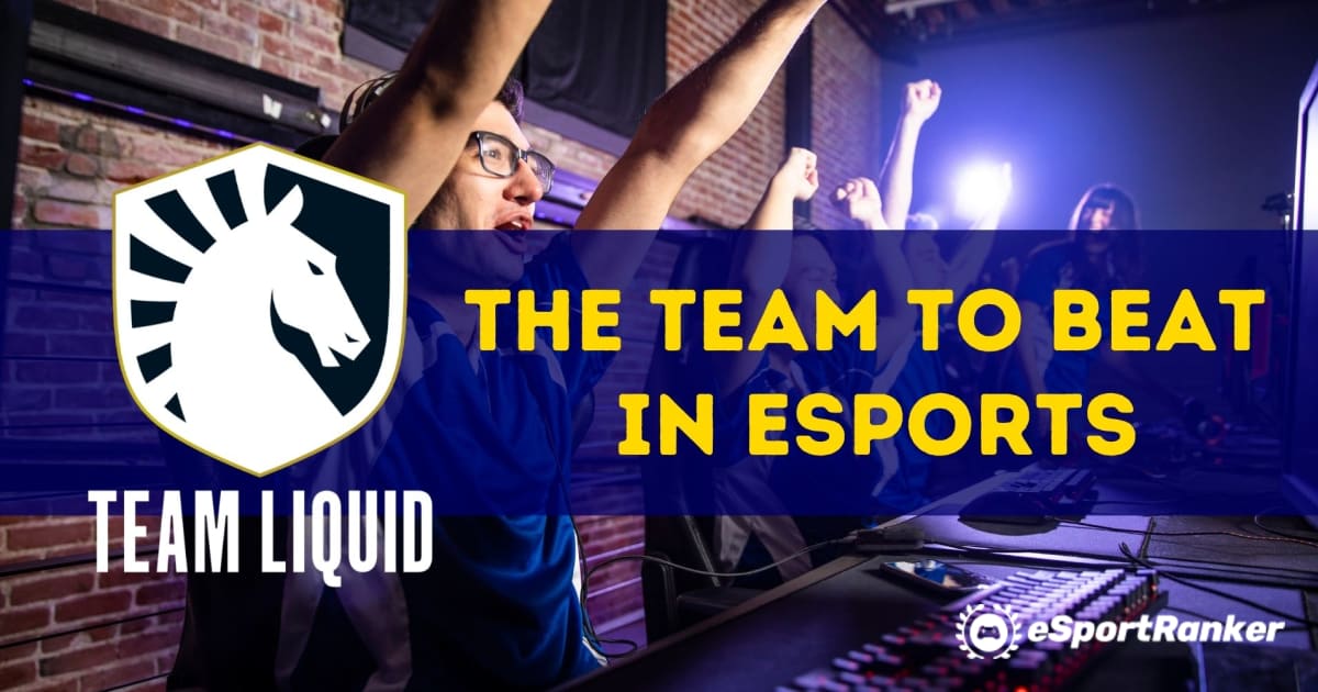 Team Liquid - команда, яку потрібно перемогти в кіберспорті